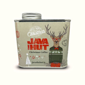 Christmas coffee gift in a reusable can